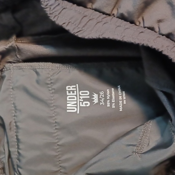 Mens Under 10 Gray Nylon Atheleisure Jogging Light Gray Pants  34 - Picture 5 of 9